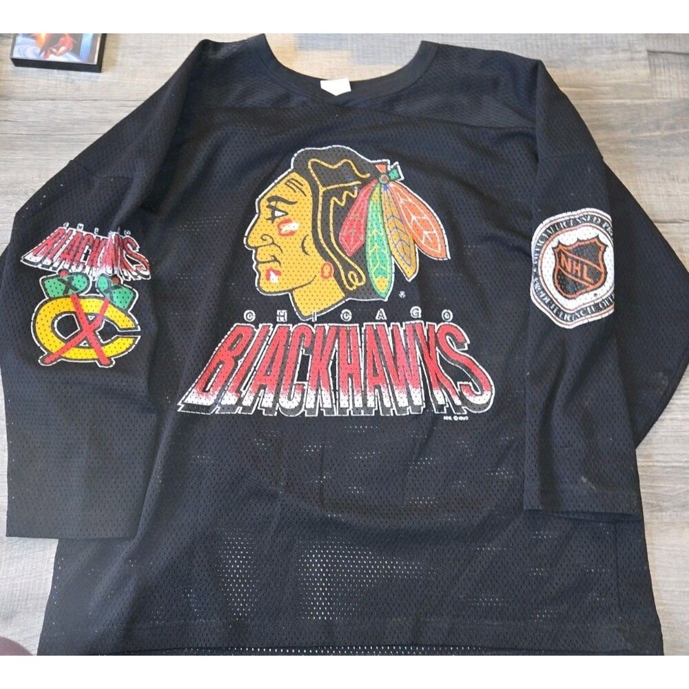 CCM Chicago Blackhawks Mesh Hockey Jersey Men Size XLarge